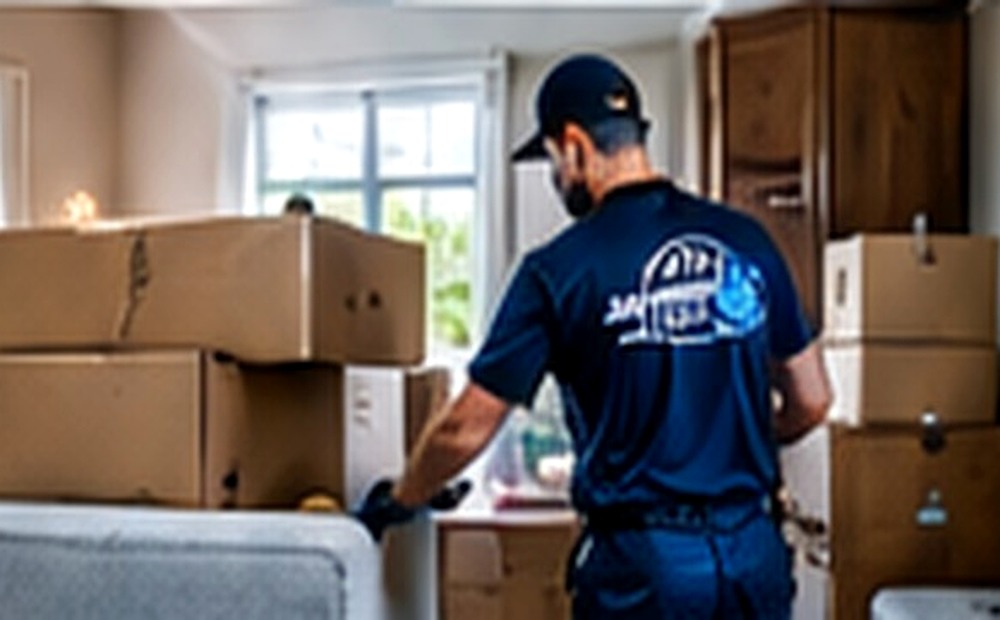 Intérieur résidentiel avec mobilier et espace dégagé