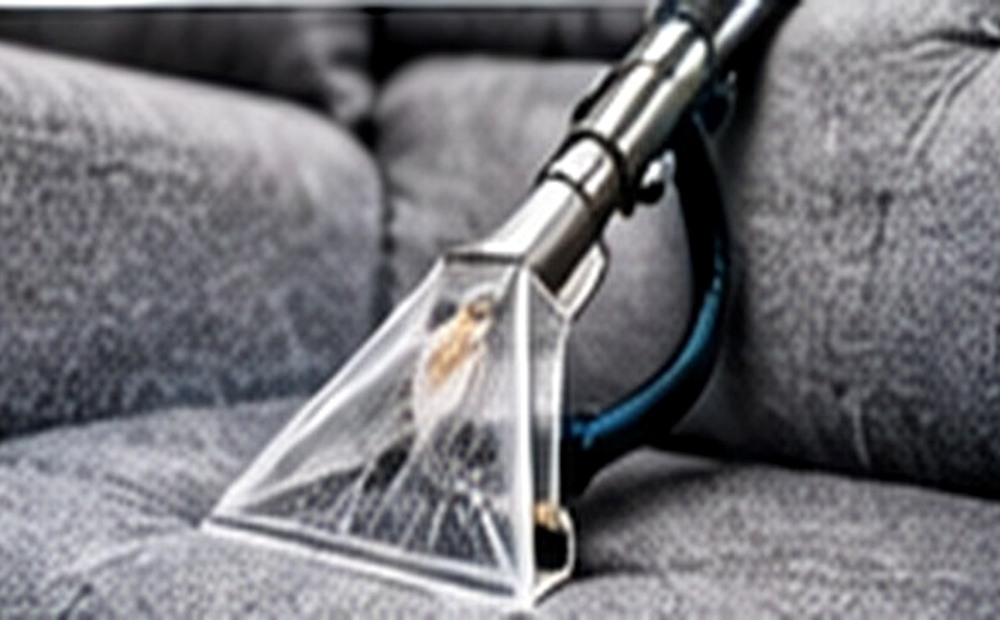 Canapé en tissu à nettoyer dans un salon